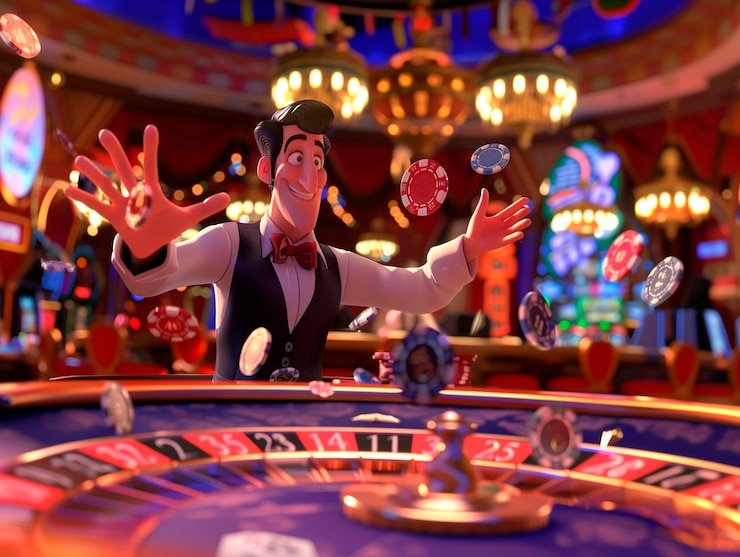 Meja Casino Hold'em live di ganda toto dengan dealer profesional dan tampilan kartu yang jelas