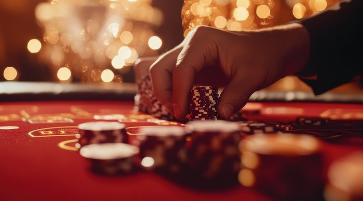 Meja betting Speed Roulette dengan area taruhan yang jelas